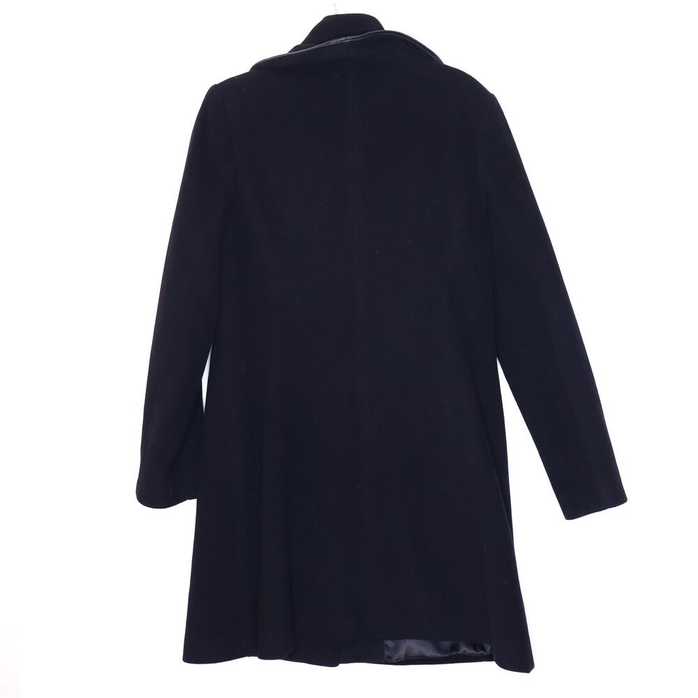 7 For All Mankind Black Women's Wool Coat - Picture 2 of 11